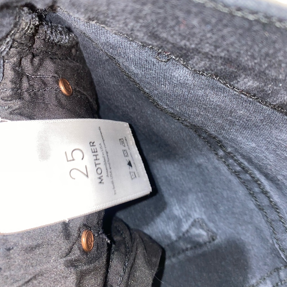 Black Mother Denim Jeans - Picture 6 of 13